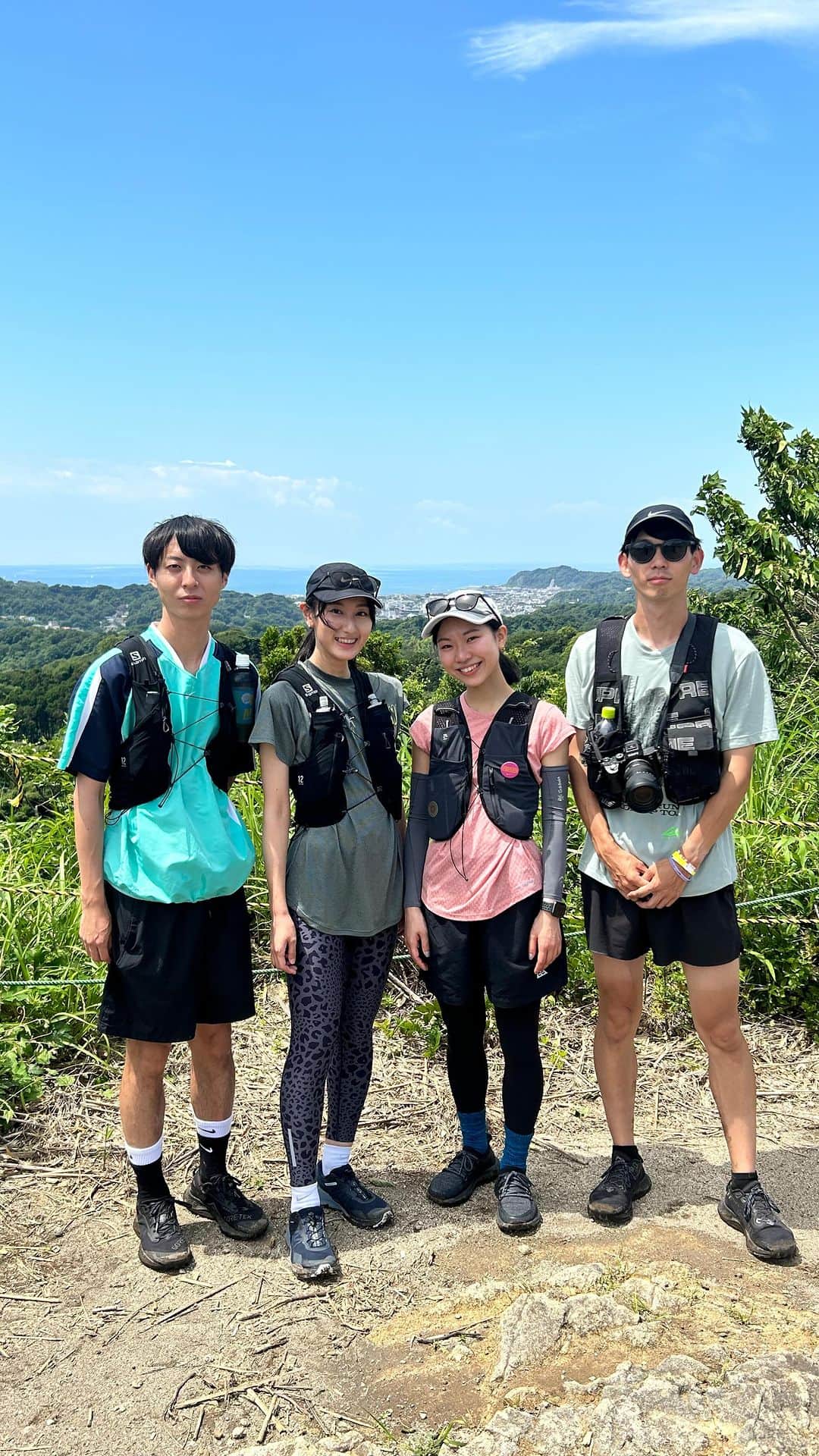 勝俣水稀のインスタグラム：「KAMAKURA TRAIL RUN 2023.6.4  雨予報から一転、台風一過の晴天🌞 紫陽花がとっても綺麗な鎌倉！ また行きたいカレー屋さんにも出会えた♡」