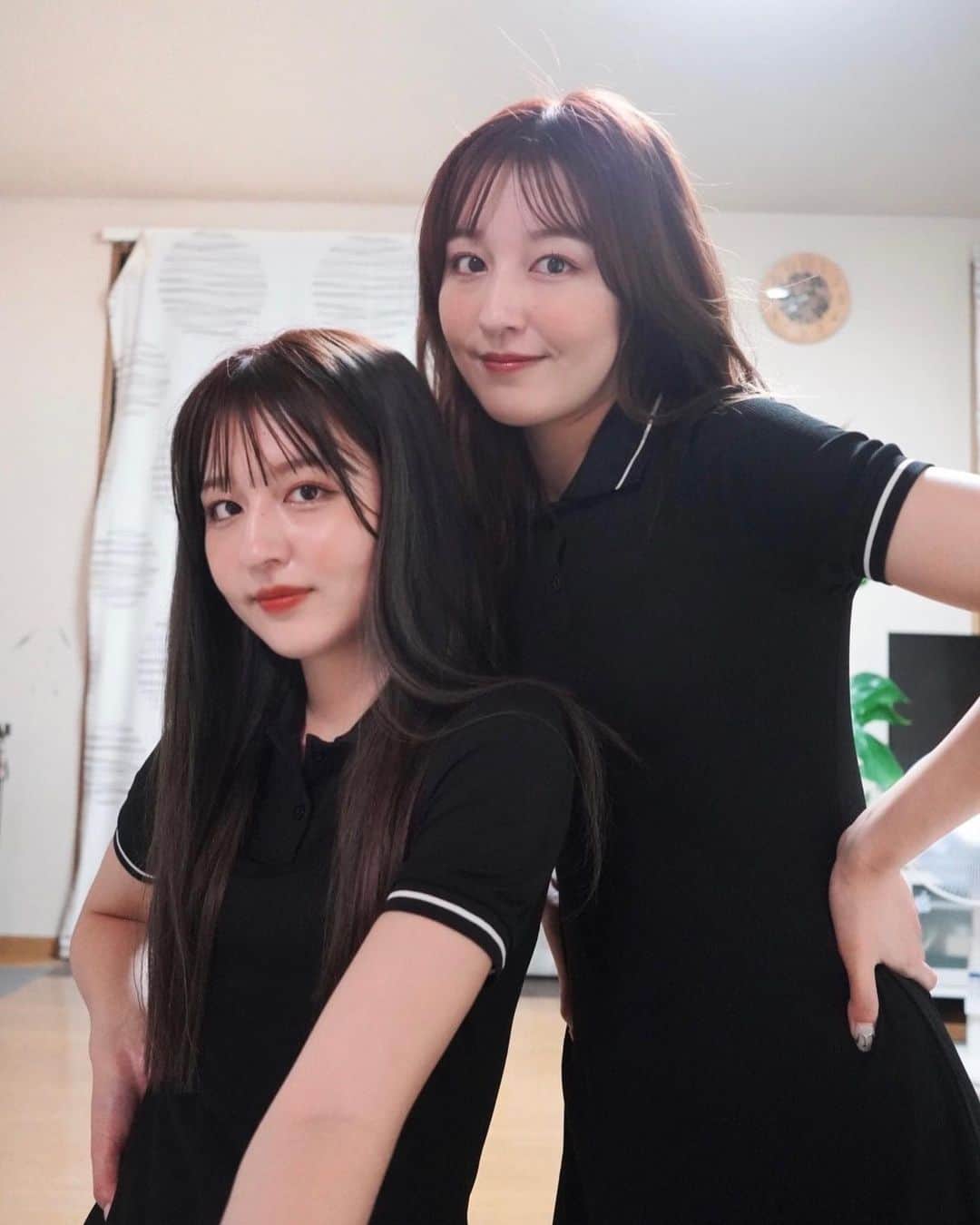 りかりこさんのインスタグラム写真 - (りかりこInstagram)「Hi🌈 @shopcider でお揃いしたよ👗 ブラックのワンピかわいい ...