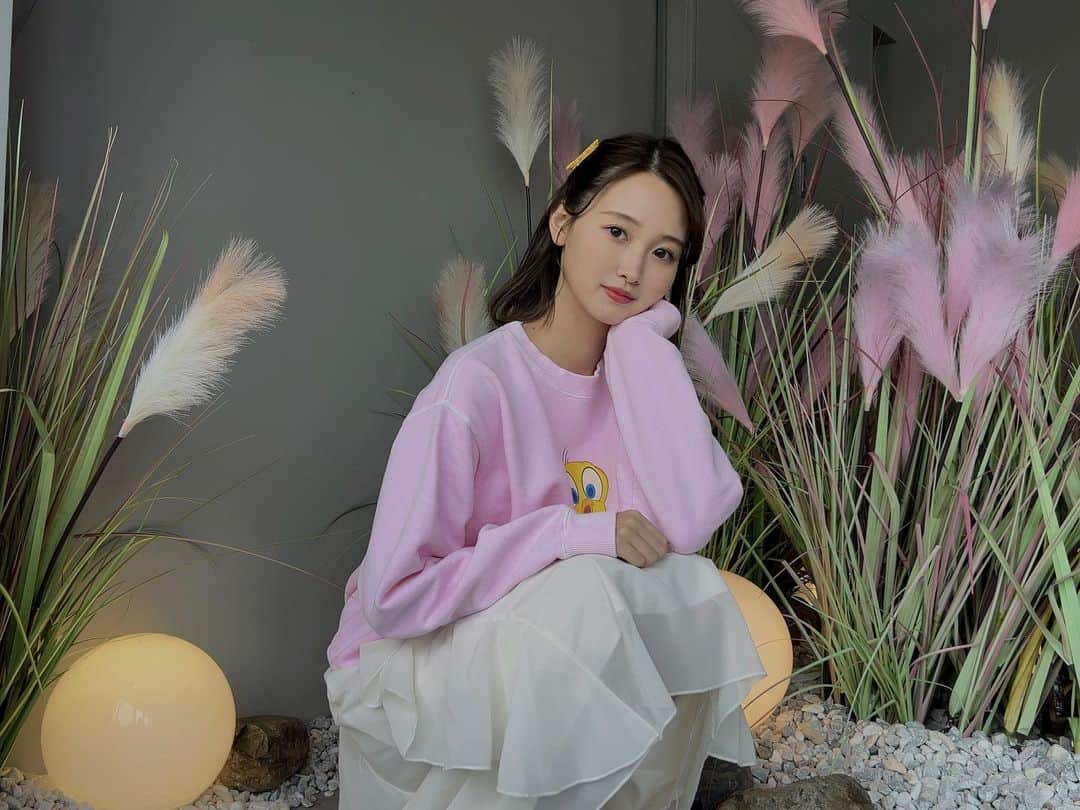 前川歌音のインスタグラム：「そういえば髪暗くなりした🧸 髪の長さはまだ迷い中〜」