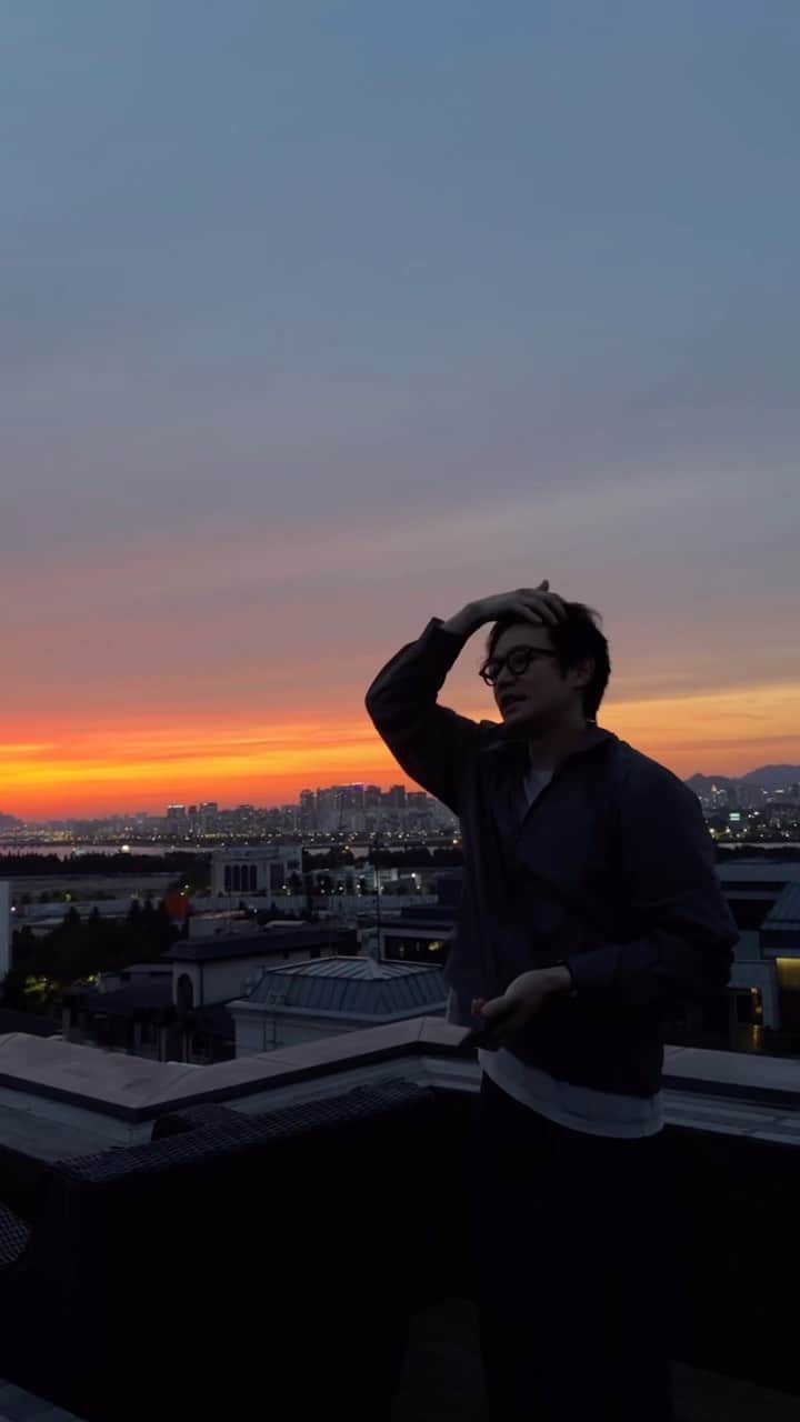チョン・ジョンミョンのインスタグラム：「노 을」
