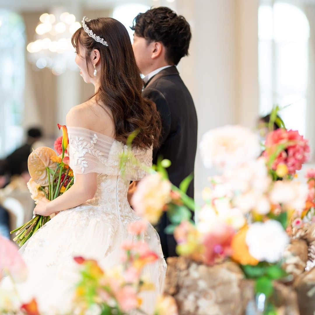 ArtGraceWeddingHillsのインスタグラム：「〜 reception 〜  “好き“があふれる空間で 一生に一度の忘れられない想い出を〜」