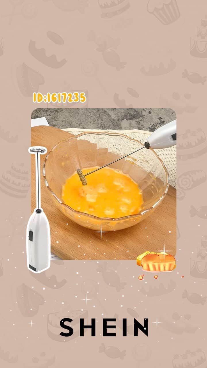 SHEINのインスタグラム：「Our milk frother packs some serious power FR! 🌀😲  Whisking and mixing everything from milk to eggs and more, this wand puts kitchen magic at your fingertips 🪄☕  What would you whip up?   🔎1617235  #saveinstyle #SHEIN #SHEINhomeappliances」