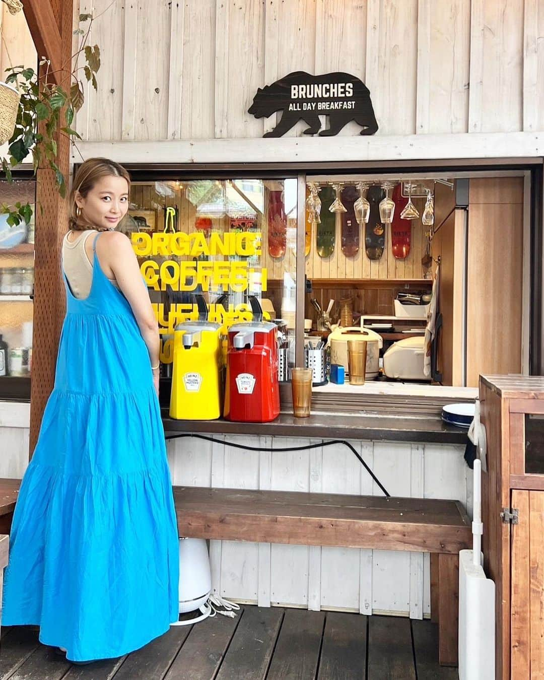 大田明奈さんのインスタグラム写真 - (大田明奈Instagram)「🏄‍♀️ 台風で旅行キャンセルになったけど、楽しい休日でしたぁ〜🫶 #辻堂カフェ」6月4日 21時50分 - moreakee