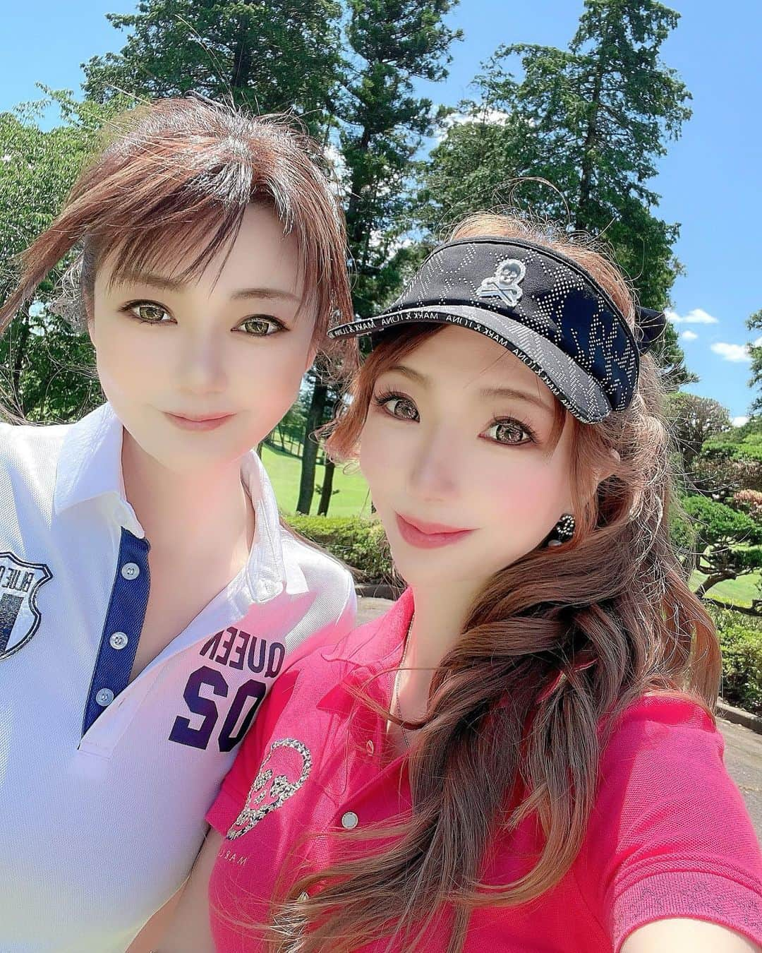 明星優花さんのインスタグラム写真 - (明星優花Instagram)「あきちゃんと、木下不動産のハーフコンペに参加⛳️  初めてカート乗らず歩いたので、足がガタガタ😂  でも久々で楽しかった🏌️‍♀️  #ゴルフ #ゴルフ女子  #ゴルフウェア #ゴルフ女子コーデ  #ゴルフコーデ #ゴルフ初心者  #ゴルフスイング  #ゴルフバカ  #ゴルフ好き  #ゴルフ大好き  #ゴルフ場  #ゴルフ好きな人と繋がりたい  #ゴルフ練習  #ゴルフファッション  #ゴルファー  #ゴル友募集中 #golf #マークアンドロナ」6月4日 21時55分 - yuka1219yuka