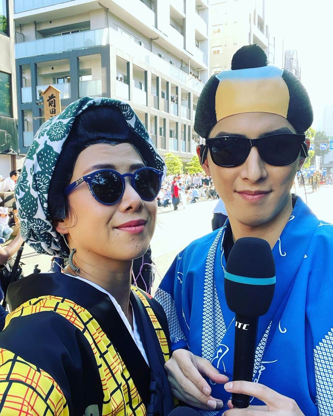 のインスタグラム：「くぼ助とえり姉。 １日限りのコンビでした❣️ ありがとう。心強い久保助。めっちゃ噛んだりぶつぶつ練習するから放送乗ったりしてた。爆 私も負けないくらいミスした。 頼りになる久保助。 いっつも笑わせてくれてありがとう。本当に良い人なんです。」