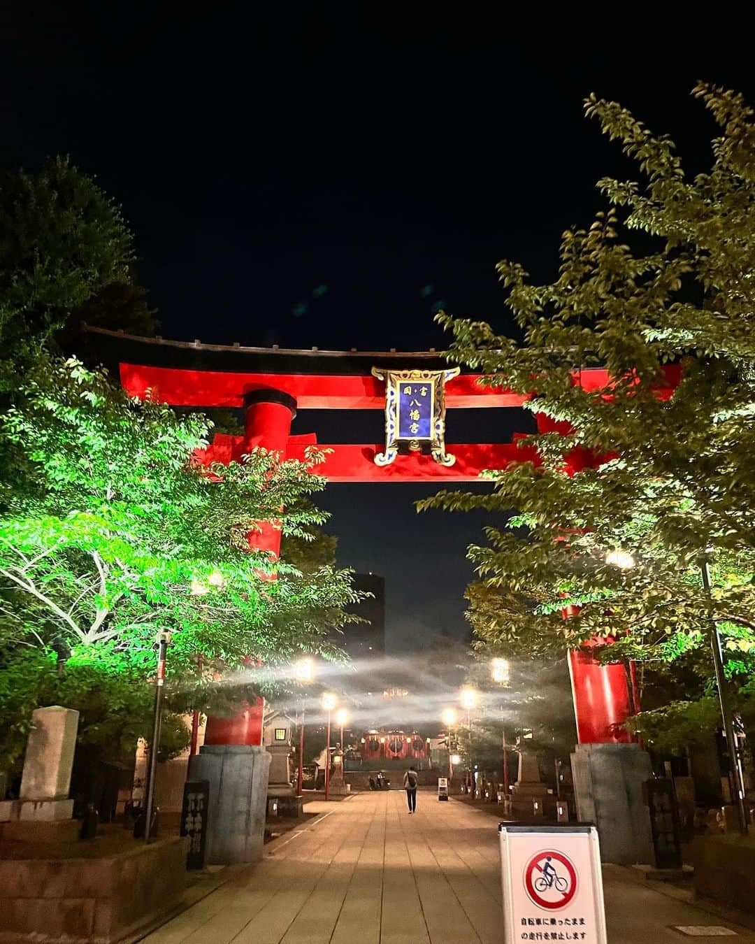 田名部生来さんのインスタグラム写真 - (田名部生来Instagram)「ねぇ夜の神社って 血が騒ぎません？ 酔ってないよ！爆笑 #総会」6月4日 22時51分 - mnkspnpn