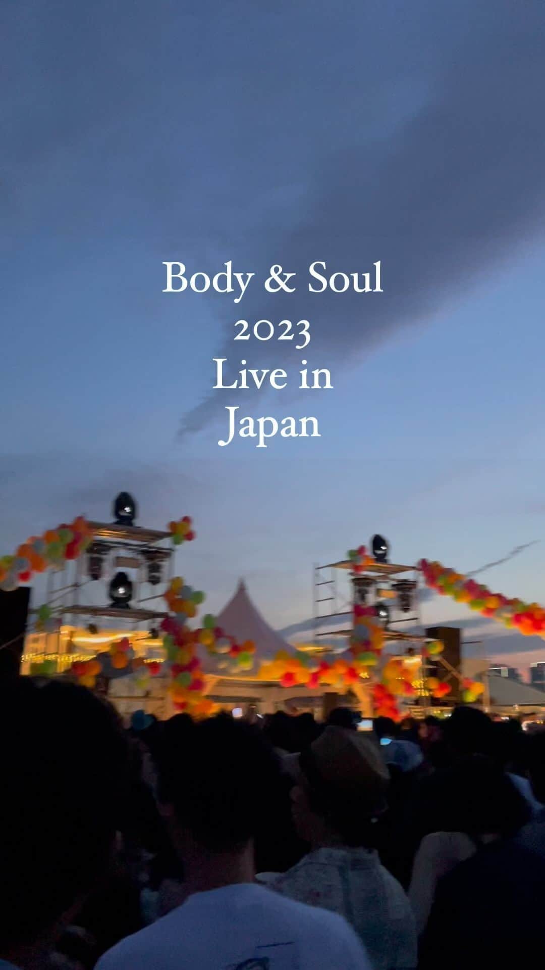 のインスタグラム：「Body&Soulへ、久しぶりに会う人たくさん🎵」