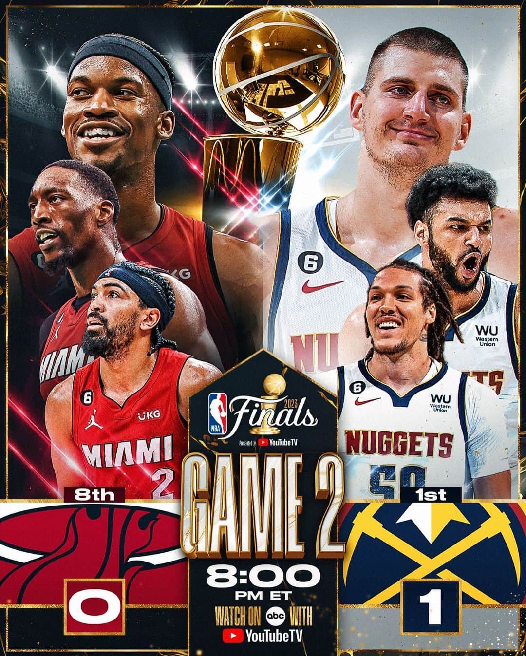 NBAさんのインスタグラム写真 - (NBAInstagram)「It’s GAME DAY!  Game 2 of the #NBAFinals presented by YouTube TV tips off at 8:00pm/et on ABC!」6月4日 23時43分 - nba
