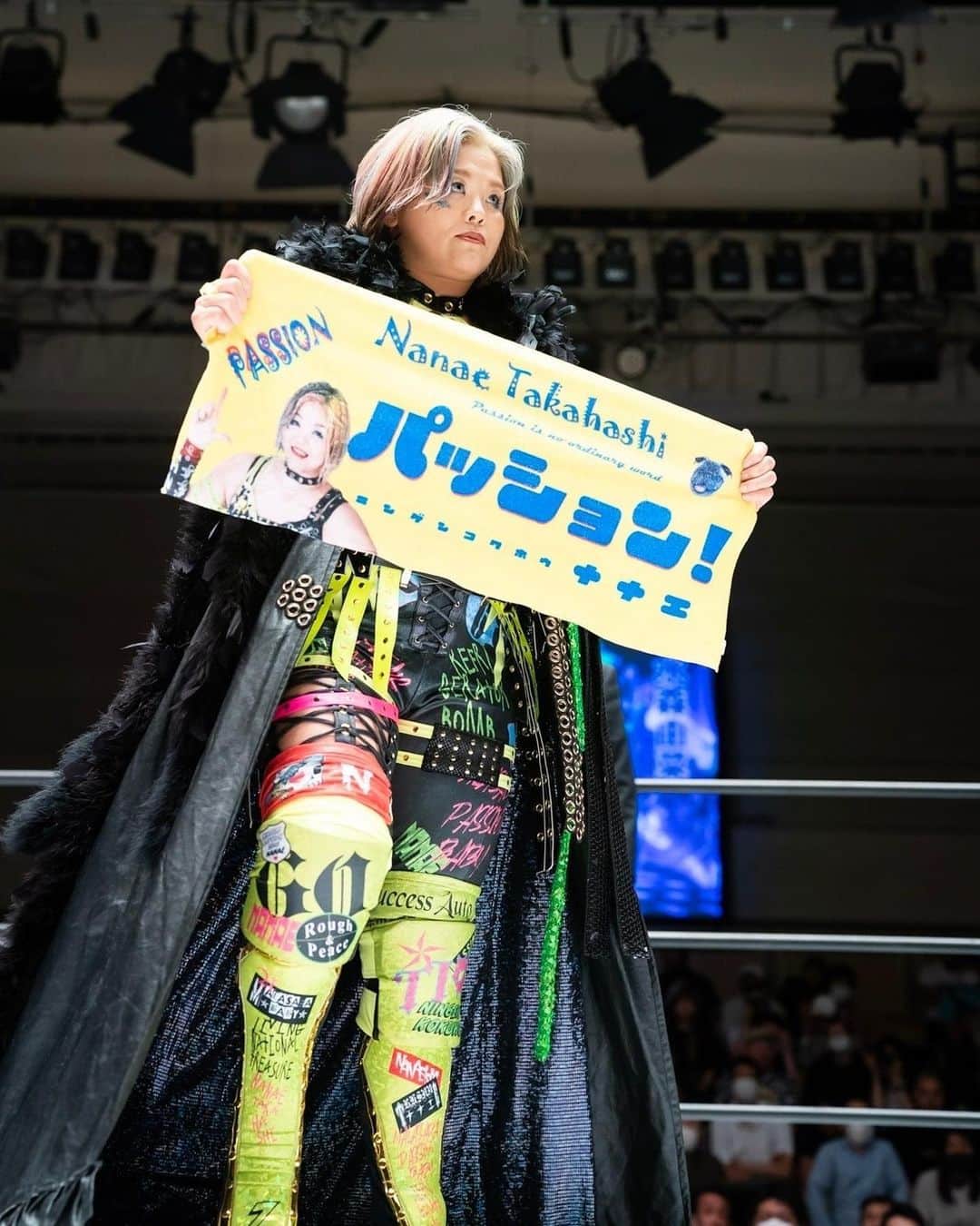 高橋奈苗のインスタグラム：「🔥🔥🔥🔥🔥🔥🔥🔥 パッション注入マッチ⑥ vs水森 🔥🔥🔥🔥🔥🔥🔥🔥  最初の張り手がめっちゃくちゃ気持ちこもってたな。  ラリアットも効いたよ。  でも勝ったのはナナエだ！！  そして！  もう今日の試合も過去になった‼️ 今今今‼️NOWを全力で生きるのが1番☝️その結果を積み重ねていくことが未来‼️‼️  グッバイ、7Upp の水森‼️ グッバイ、私の知ってるゆなもん‼️  皆さま。 沢山のパッションコール、ありがとうパッション🔥🔥  @nanae_passion_  follow me!  通販ショップ➡︎ https://jungarian.thebase.in/  #プロレス #高橋奈七永  #ナナエ #パッション #passion #女子プロレス #人間国宝 #japan #nanaetakahashi #STARDOM #7Upp」