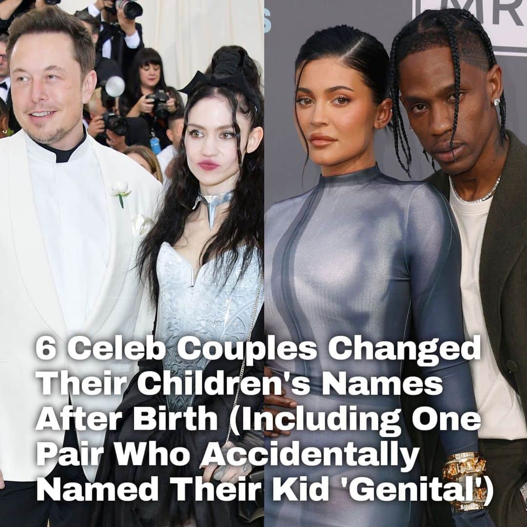 Just Jaredさんのインスタグラム写真 - (Just JaredInstagram)「Several celebrity couples changed their children's names after birth (including one pair who is featured on this list twice and one couple who accidentally named their child "genital.") Tap this photo in the LINK IN BIO to see. Photo: Getty」6月5日 0時15分 - justjared