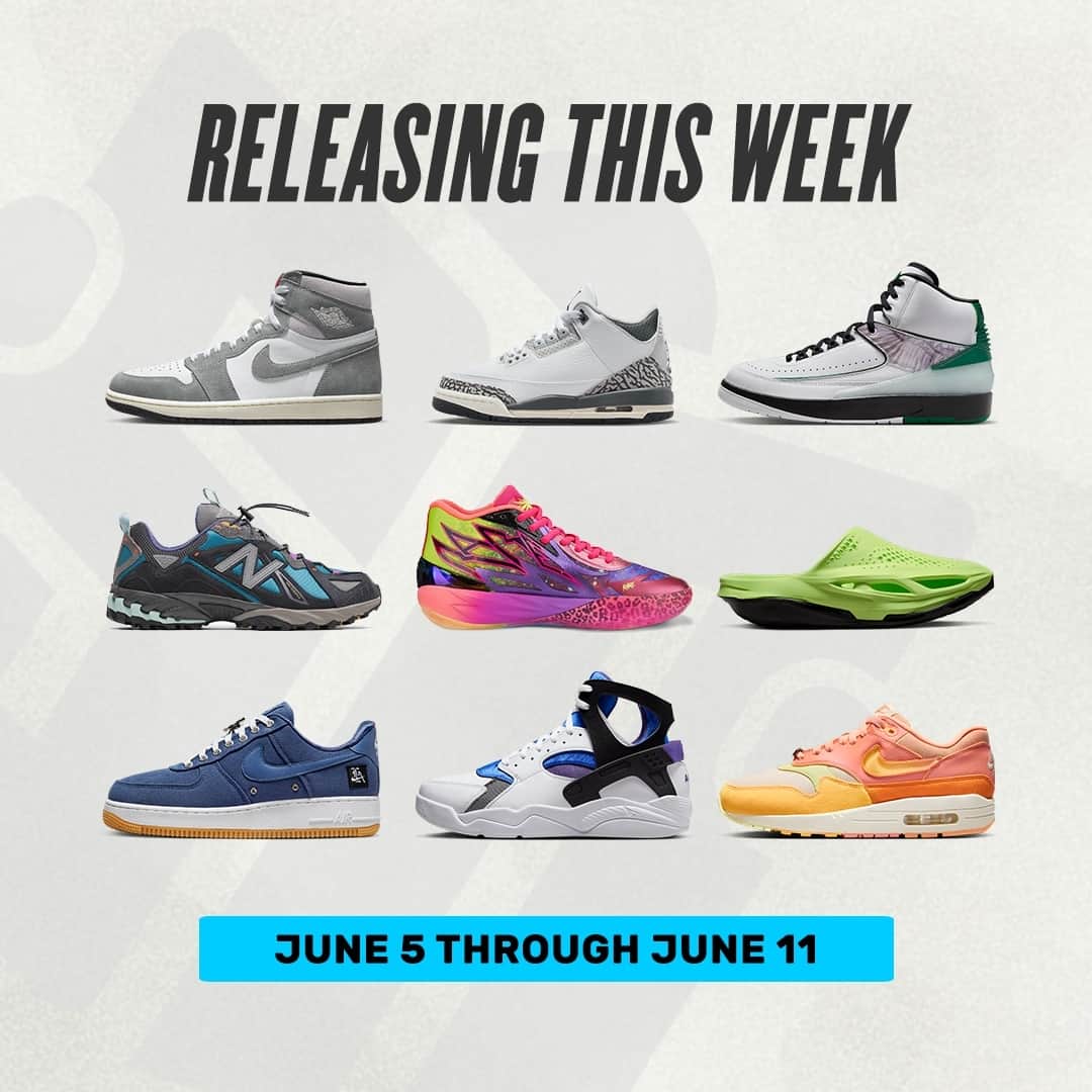 Sneaker Newsさんのインスタグラム写真 - (Sneaker NewsInstagram)「#SNReleaseAlert: Here's a quick look at some of the best releases dropping this week. Are any pairs on your radar?⁠ ⁠ LINK IN BIO for a full preview of the week's best drops 📝」6月5日 1時01分 - sneakernews