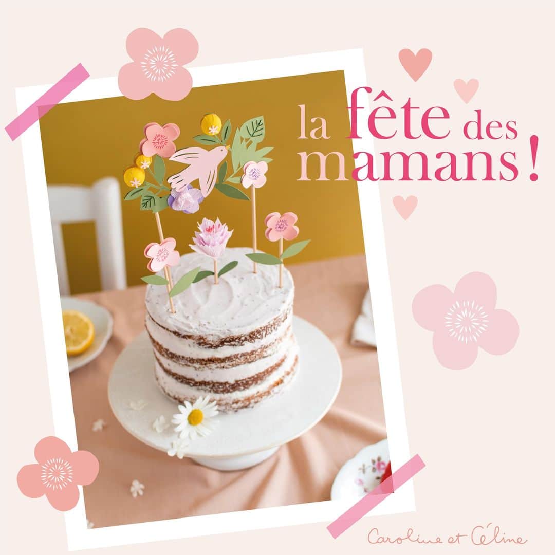 mini_labo_jp(ミニラボ) さんのインスタグラム写真 - (mini_labo_jp(ミニラボ) Instagram)「今月もミニラボの二人からお手紙が届きました！ コトリを添えられたケーキ、、食べるのがもったいないくらい素敵な仕上がりですよね✨  𓂃◌𓈒𓐍  ”フランスのマザーズ・ディ”  フランスの母の日は日本よりも遅くて 今年は、６月４日の日曜日。日頃の感謝を 込めて子どもたちもお祝いしてくれるために 家族で集まります。 ミニラボたちは、美味しいお菓子を焼いて、 みんながワクワクするように 鳥やお花の形にカットした紙を使ったりして デコレーションも可愛く仕上げました。  いい日曜日になりますように！  キャロリーヌ＆セリーヌ  𓂃◌𓈒𓐍  【ミニラボとは】 パリのデザイナーが生み出す大人かわいい世界 「mini labo（ミニラボ）」は、パリで活躍する2人のクリエイター、キャロリーヌとセリーヌによるクリエイションブランド。 パリの気分が詰まった、華やかで夢のあるミニラボワールドをつくりあげています。  #minilabo #ミニラボ #ベルメゾン#BELLEMAISON #6月 #お手紙 #June #letter #ミニラボからのお手紙」6月5日 11時57分 - mini_labo_jp