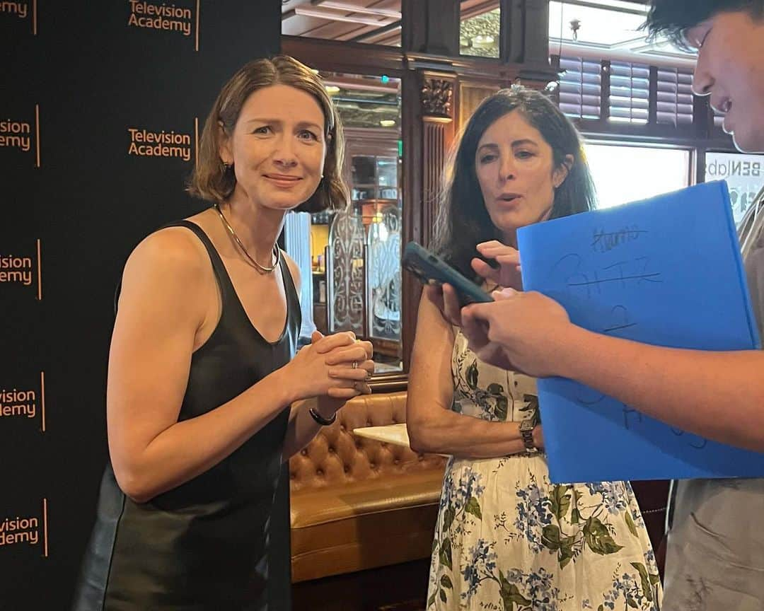 カトリナ･バルフさんのインスタグラム写真 - (カトリナ･バルフInstagram)「Thanks Austin for a fun time! Shout out to @caitrionabalfe @nightmaril for a great @outlander_starz panel at @atxfestival. ♥️💫 There may be a bts video of the two of them learning how to Tiktok… 👀 which we might release 🤷🏾‍♀️   Special thanks to @legwinn & @csylvia613 🍾」6月5日 5時36分 - caitrionabalfe