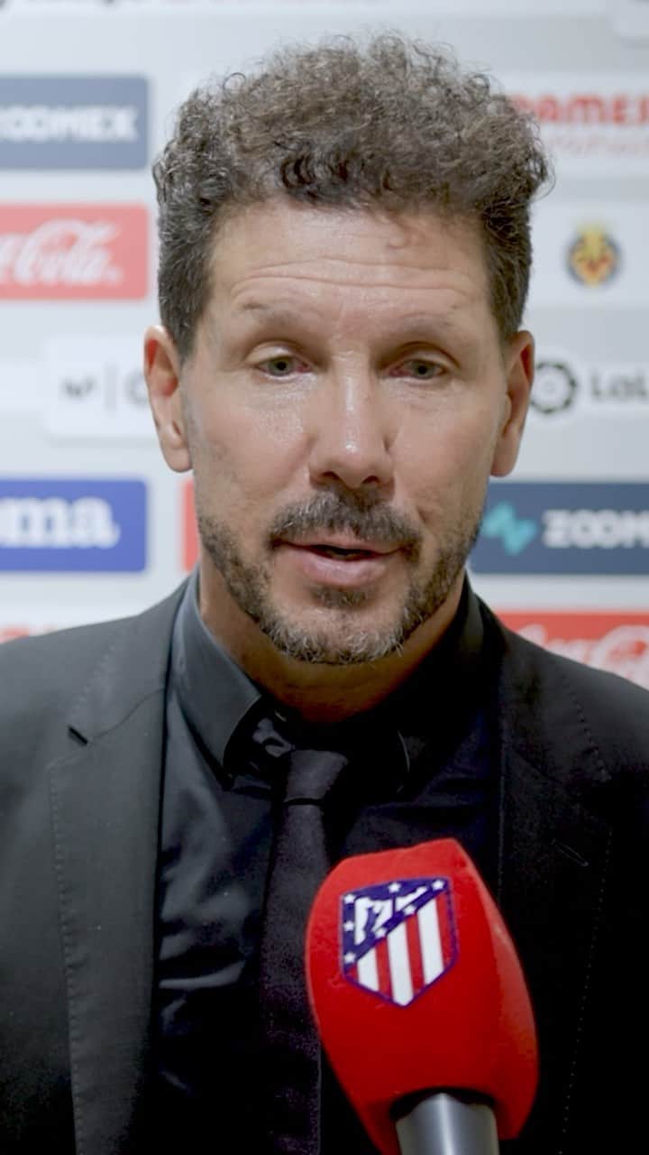 アトレティコ・マドリードのインスタグラム：「🎙 Diego Pablo @simeone analiza las claves del encuentro de este domingo」