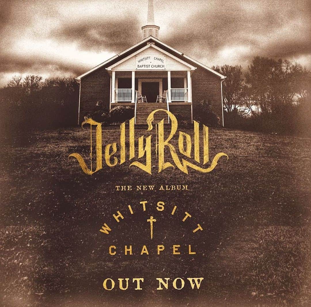 のインスタグラム：「I’m so f’n proud of my brother @jellyroll615 for his latest achievement of his phenomenal new album WHITSITT CHAPEL.   My guy is blowing up the industry and moving the crowds. He’s a real authentic artist who brings PASSION & MANA to his music - and he brings a joy and gratitude that can only come from experience and living the life.   Many years ago, before he blew up, his music helped me get a through a rough patch in my life. I’ll never forget it.  Grateful.   Proud of you my brother - keep doing it big and keep lifting the people up 💪🏾  We’ll get our asses down to Music Row and pop that @teremana baby 🤣🥃🎶   Everybody download this album!!!  Listen to it and you’ll understand why. We’ve all been there…   #JellyRoll #WhitsittChapel #615」