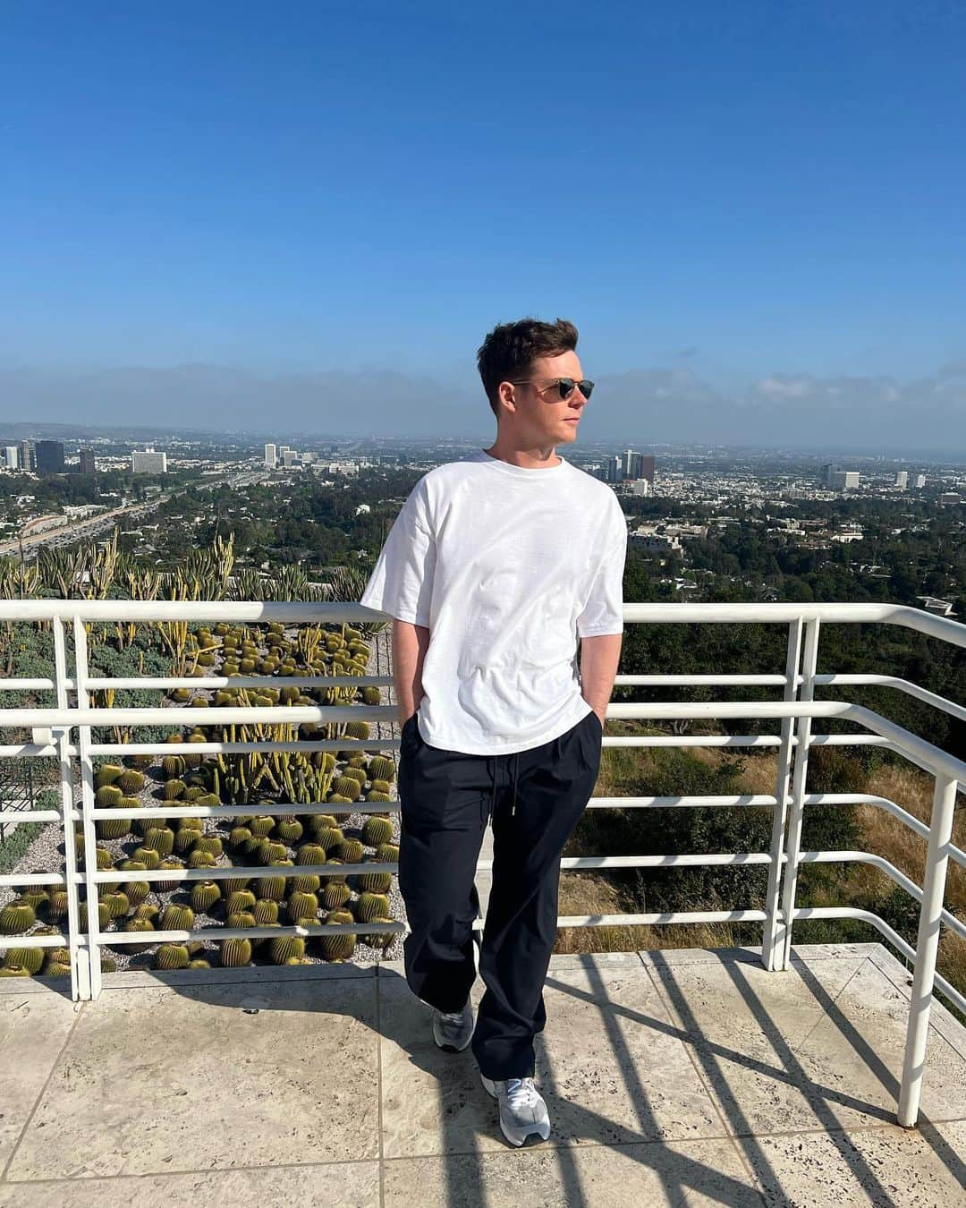 ゲオルク・リスティングのインスタグラム：「For our last day the sun finally came out and we spend a perfect day at the J.Paul Getty Museum」