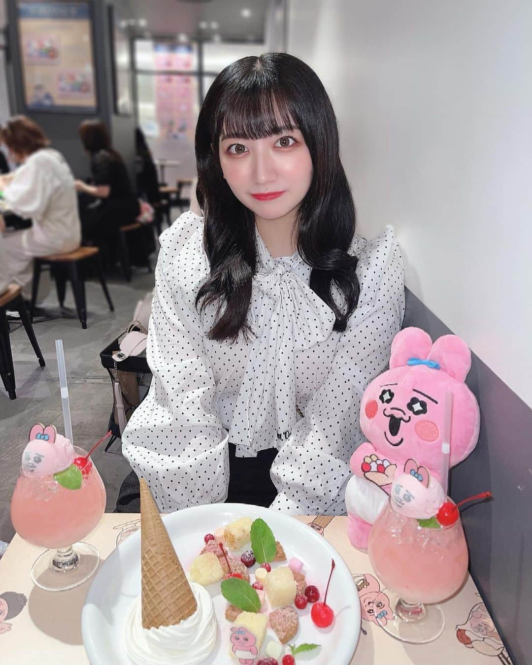 高橋希良のインスタグラム：「.  久しぶりにお出かけした🐰🎀」