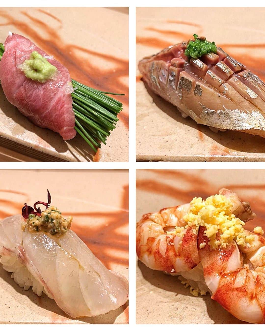 小川知子さんのインスタグラム写真 - (小川知子Instagram)「寿司会食🍣  暑くなってくると酢の物が美味しいですね。  今日は手作りの大きなネックレスをして。  今週も良い日を💕  #寿司会食 #手作りアクセサリー #小川知子」6月5日 20時08分 - tomoko_ogawa_