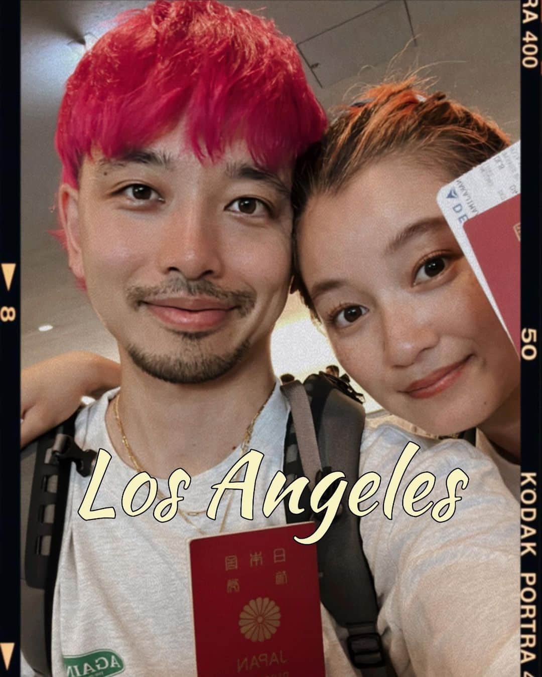 のインスタグラム：「【 𝑰𝒏𝒇𝒐𝒓𝒎𝒂𝒕𝒊𝒐𝒏】 ✴︎ ６/５〜１６までLos Angelesに来ています✈️🇺🇸 将来のため、色々な場所に行き、色んな人と会い、また新しい経験と勉強をしてこようと思います✨ 今回は潮里さんも一緒なので、楽しみな事たくさん✌🏻 LAにいる人は是非会いましょうー！😂 ✴︎ 皆様にはご迷惑をおかけしますが、ご予約は１７日以降に宜しくお願い致します🙇🏼‍♂️✂️🏠 @whyte.hair 💛  #LosAngeles #ロサンゼルス生活 #VEGAN #japanesehairstylist #アメリカ生活 #アメリカ旅行 #ロサンゼルス旅行」