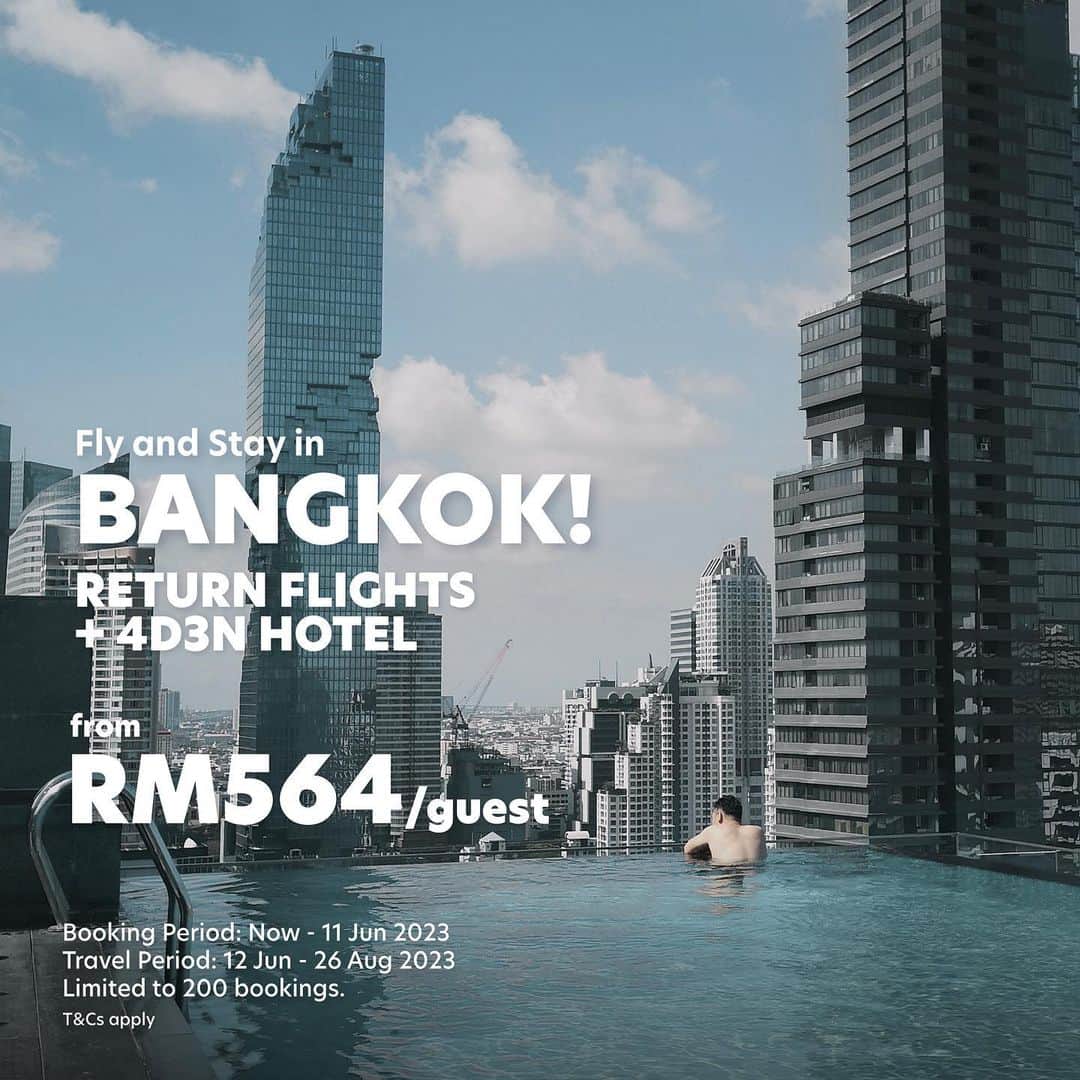 エアアジアさんのインスタグラム写真 - (エアアジアInstagram)「Kickstart June with these awesome deals! ✨  🎁 45% OFF gifts e-vouchers 🚗 Experience luxury on-the-go with our newest ride option, #premiumride 💺🏨 Fly to Bangkok for RM564/guest with our Flights + Hotel combo ✈️ 🗺️ 10% OFF your flights to anywhere in the world with 'Any Airline'  Follow us for more super weekly deals! 😉✨  #airasiasuperapp #weeklydeals #itssuper」6月5日 20時53分 - airasiasuperapp