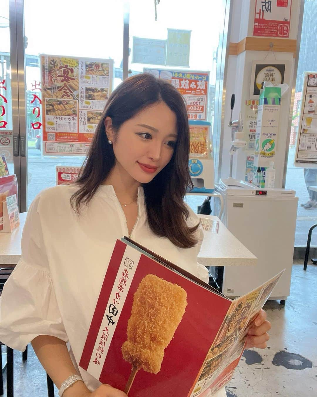 LIHOCOのインスタグラム：「࿓ いつかの… #串カツ田中 🥳  初めて行った〜 私はチーズ推し🙋‍♀️🙋‍♀️🙋‍♀️」