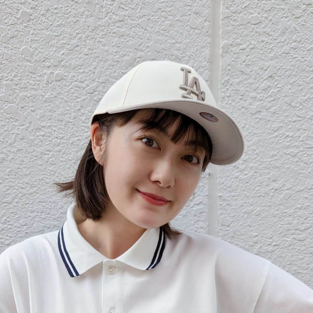 松山メアリさんのインスタグラム写真 - (松山メアリInstagram)「お洗濯日和☀  #newera  #cap #ootd」6月5日 13時07分 - marymatsuyama_official