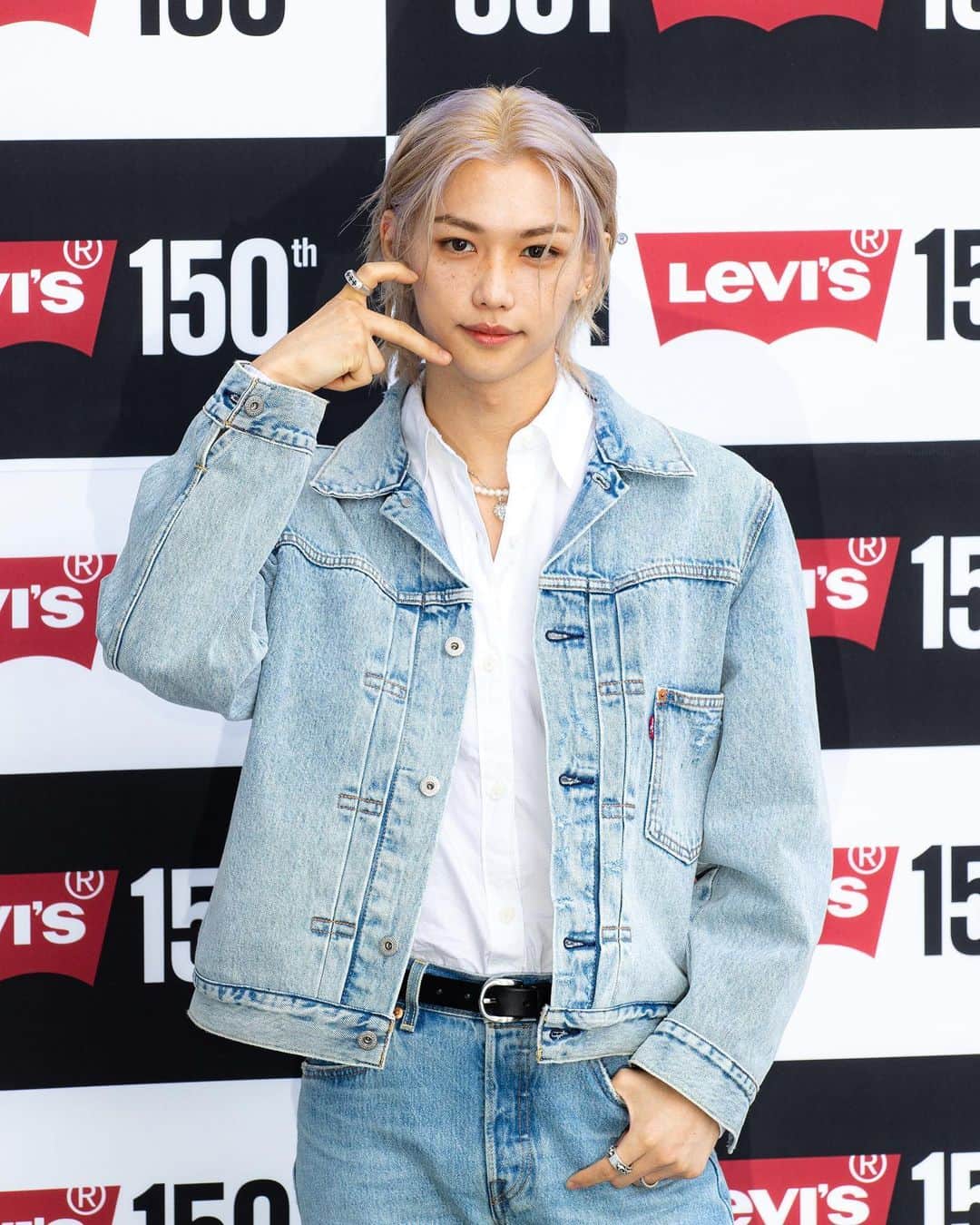 가로수길 , Seoulのインスタグラム：「LEVI’S 501 150주년 이벤트  Thx @realstraykids ✨  필릭스」