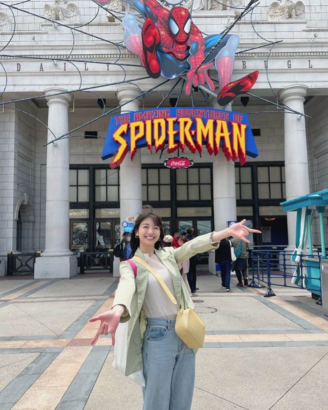 関根ささらさんのインスタグラム写真 - (関根ささらInstagram)「I LOVE YOU🫶🏽🫶🏽🫶🏽🕷️🕸️💙❤️ . . . . #spiderman #spidermantheride #スパイダーマン #usj #universalstudios #universalstudiosjapan #ユニバーサルスタジオジャパン #ユニバ #ユニバーサルスタジオ #ユニバコーデ #ユニバ写真部 #春コーデ #usjコーデ #outfits #outfitoftheday #ootd #theamazingspiderman #アメイジングスパイダーマン #marvel #マーベル #マーベル好きと繋がりたい #mcu #marvelcomics #marveluniverse #marvelstudios #mcumovies」6月5日 13時18分 - sasarasekine