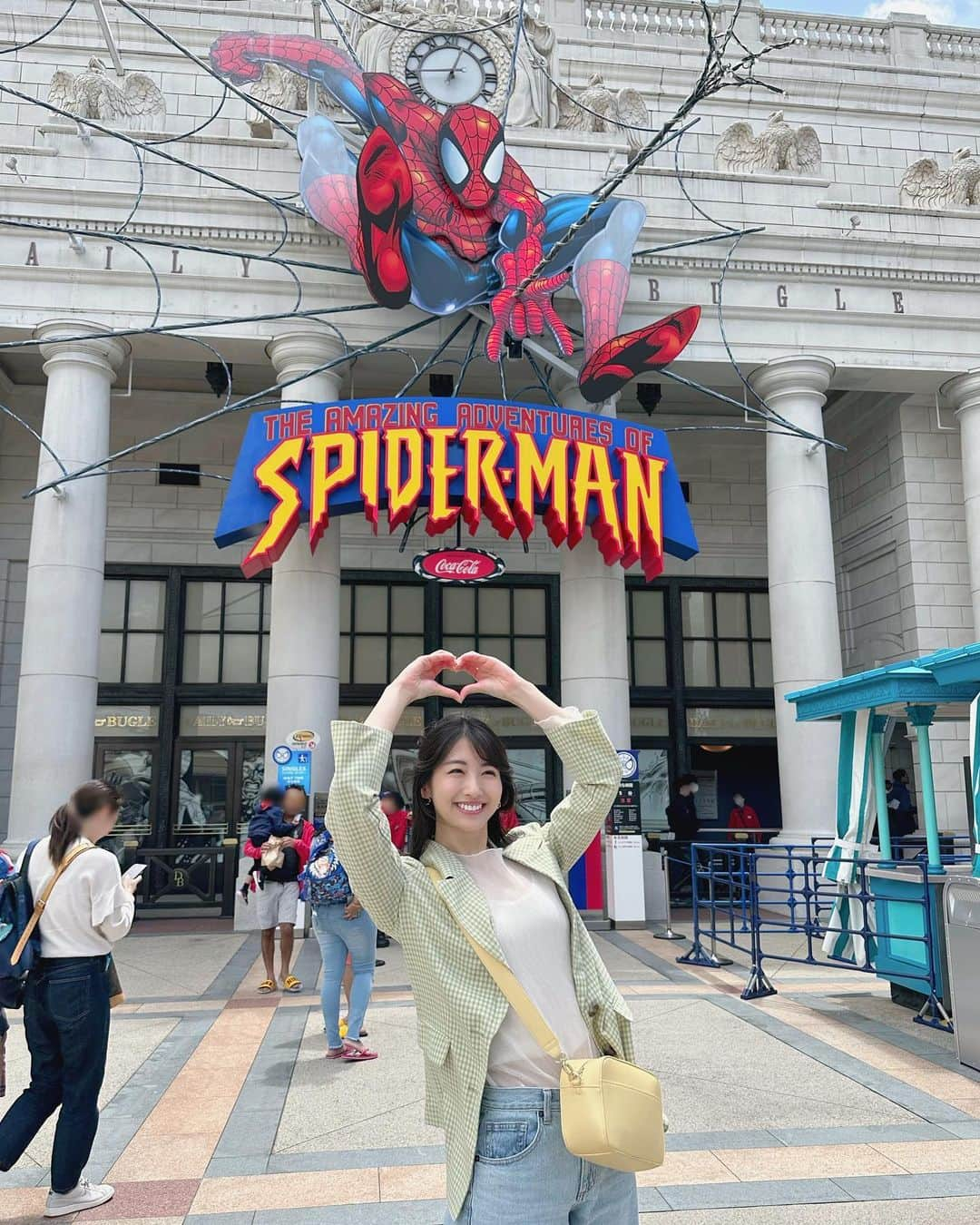 関根ささらさんのインスタグラム写真 - (関根ささらInstagram)「I LOVE YOU🫶🏽🫶🏽🫶🏽🕷️🕸️💙❤️ . . . . #spiderman #spidermantheride #スパイダーマン #usj #universalstudios #universalstudiosjapan #ユニバーサルスタジオジャパン #ユニバ #ユニバーサルスタジオ #ユニバコーデ #ユニバ写真部 #春コーデ #usjコーデ #outfits #outfitoftheday #ootd #theamazingspiderman #アメイジングスパイダーマン #marvel #マーベル #マーベル好きと繋がりたい #mcu #marvelcomics #marveluniverse #marvelstudios #mcumovies」6月5日 13時18分 - sasarasekine