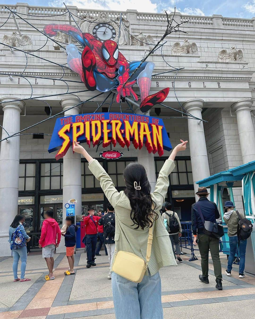 関根ささらさんのインスタグラム写真 - (関根ささらInstagram)「I LOVE YOU🫶🏽🫶🏽🫶🏽🕷️🕸️💙❤️ . . . . #spiderman #spidermantheride #スパイダーマン #usj #universalstudios #universalstudiosjapan #ユニバーサルスタジオジャパン #ユニバ #ユニバーサルスタジオ #ユニバコーデ #ユニバ写真部 #春コーデ #usjコーデ #outfits #outfitoftheday #ootd #theamazingspiderman #アメイジングスパイダーマン #marvel #マーベル #マーベル好きと繋がりたい #mcu #marvelcomics #marveluniverse #marvelstudios #mcumovies」6月5日 13時18分 - sasarasekine