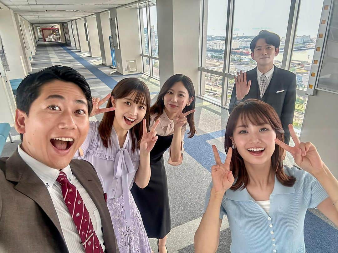 酒主義久さんのインスタグラム写真 - (酒主義久Instagram)「6月も頑張って行きましょう！  関東ももうすぐ梅雨みたいなので、今日みたいな晴れの日を大事に使いたいですね〜！  今週もめざまし宜しくお願いします😆  #フジテレビ #アナウンサー #めざましテレビ #生田竜聖 #酒主義久 #井上清華 #渡邊渚 #小山内鈴奈 #反省会終わり」6月5日 14時17分 - yoshihisa_sakanushi