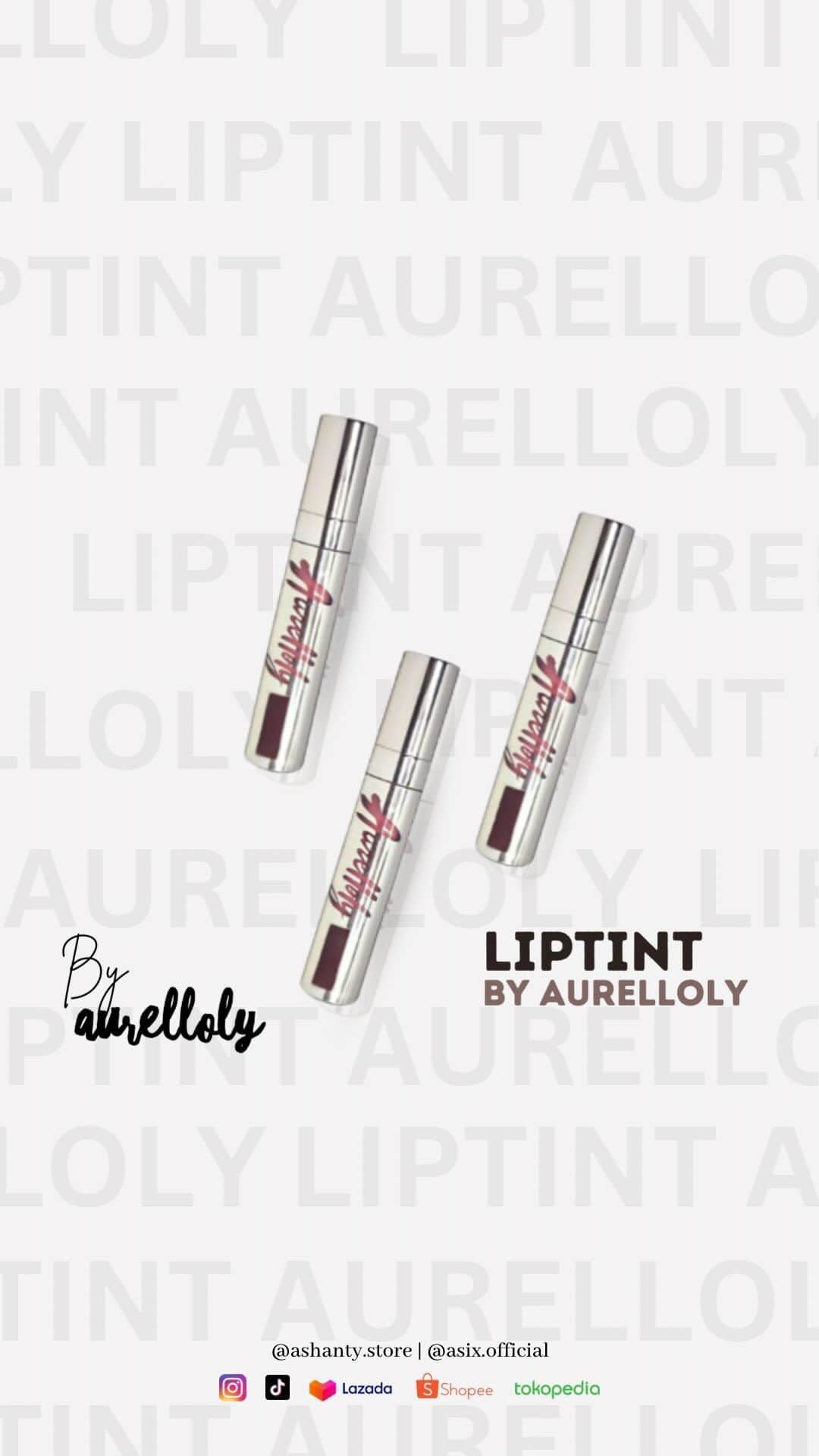 ASHANTY BEAUTY CREAM OFFICIALのインスタグラム：「we got what u looking for👀  yeay kalau kalian lagi cari liptint yang tahan lama dengan warna shades yang bagus-bagus, Liptint by Aurelloly pilihannya!  Karna Liptint by Aurelloly mengeluarkan 3 warna shades terbaik untuk kalian! selain itu tahan lama & tidak mudah luntur saat terkena air 🥰  Untuk info & order bisa klik link di bio ya 💞   #ashantycosmetics #ashanty_ash #cosmetics #cosmetic #makeuptutorial #rekomendasimakeup #makeuplover #lokalmakeup #makeupnatural #makeuplooks」