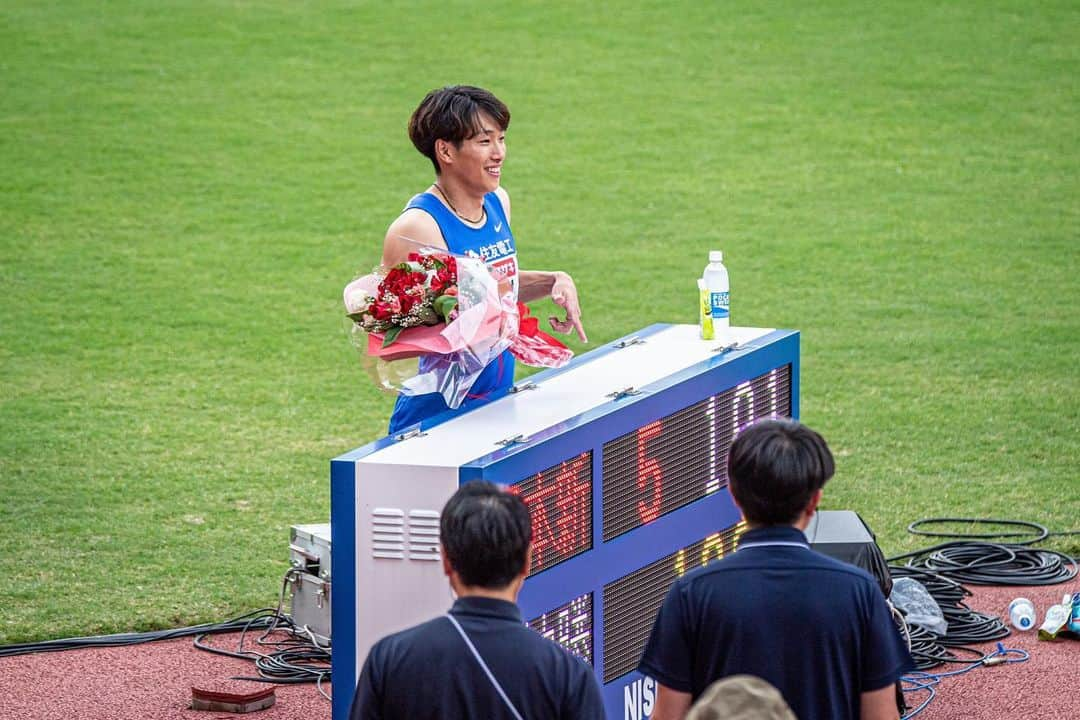 泉谷駿介さんのインスタグラム写真 - (泉谷駿介Instagram)「日本選手権🥇 13.04 -0.9   #日本選手権陸上  #世界陸上ブダペスト  #住友電工」6月5日 16時00分 - izumi12388