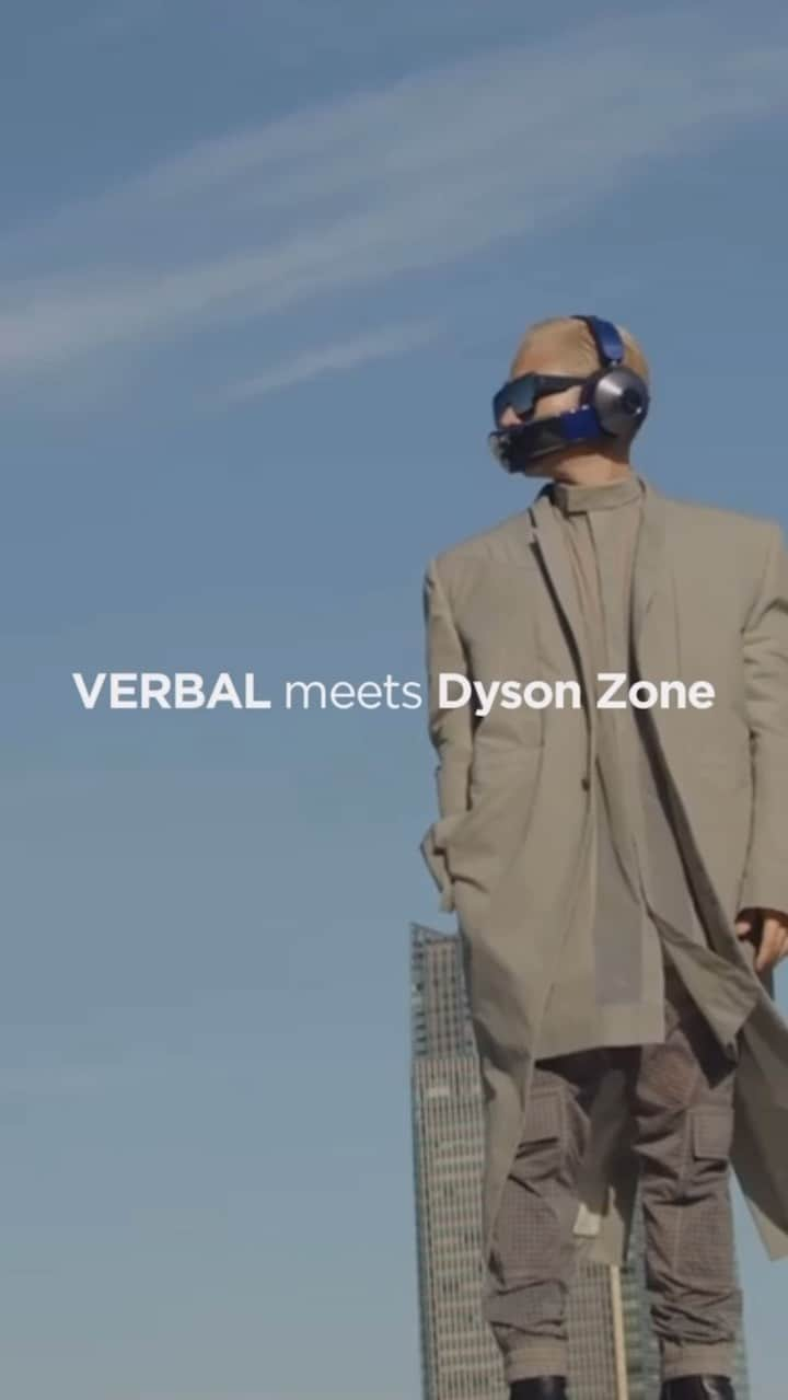 VERBALのインスタグラム：「ZOoooooNE⚡️🎧⚡️   @dyson_jp @dyson_jp  @gqjapan」