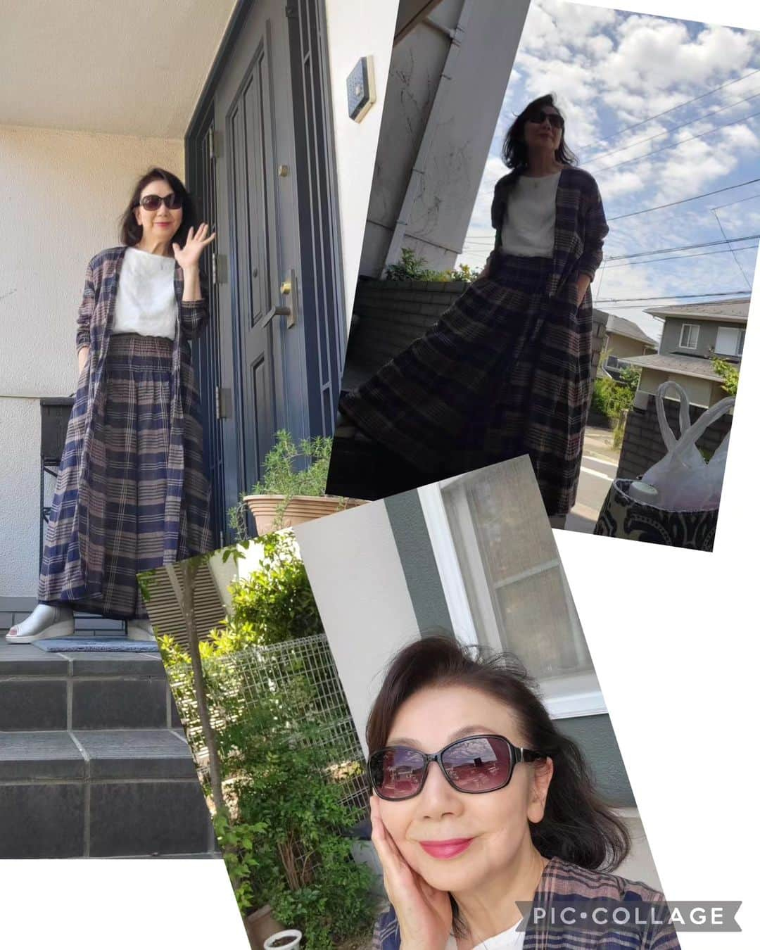 音無美紀子さんのインスタグラム写真 - (音無美紀子Instagram)「青い空にふんわり雲がいっぱい浮かんで、なんて素敵なの！ もう夏の空ね。 今日は横浜関内ホールです。 朝、ぱぱっと楽屋に人参ラペとグリンアスパラサラダを作って差し入れ。冷凍してあったローストポークも。  さあて、２日あいての公演。 やっぱり緊張するわ。 #風を打つ #横浜演劇鑑賞協会 #Dear Angel のお気に入りセットアップ」6月5日 16時13分 - mikikootonashi