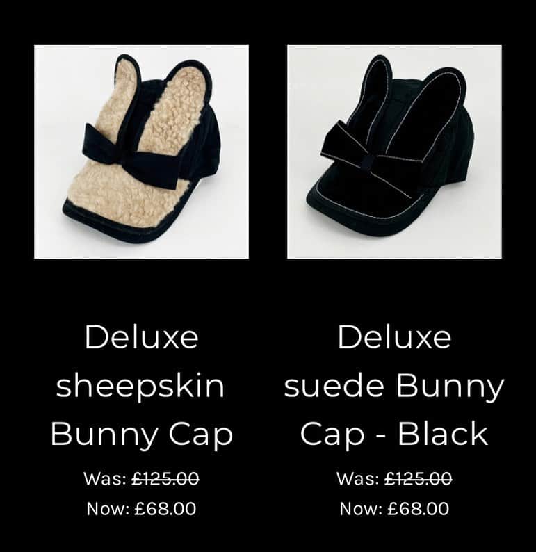バーンストックスピアーズのインスタグラム：「👀 at these beautiful Bunny Caps. They are in our Sale.  Enjoy」