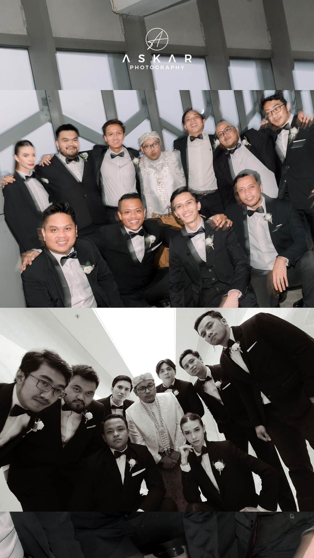 ユキ・カトウのインスタグラム：「Groom’s groupie!   Best wishes on this amazing journey dearest @indra.ibas and @gheawina ✨」