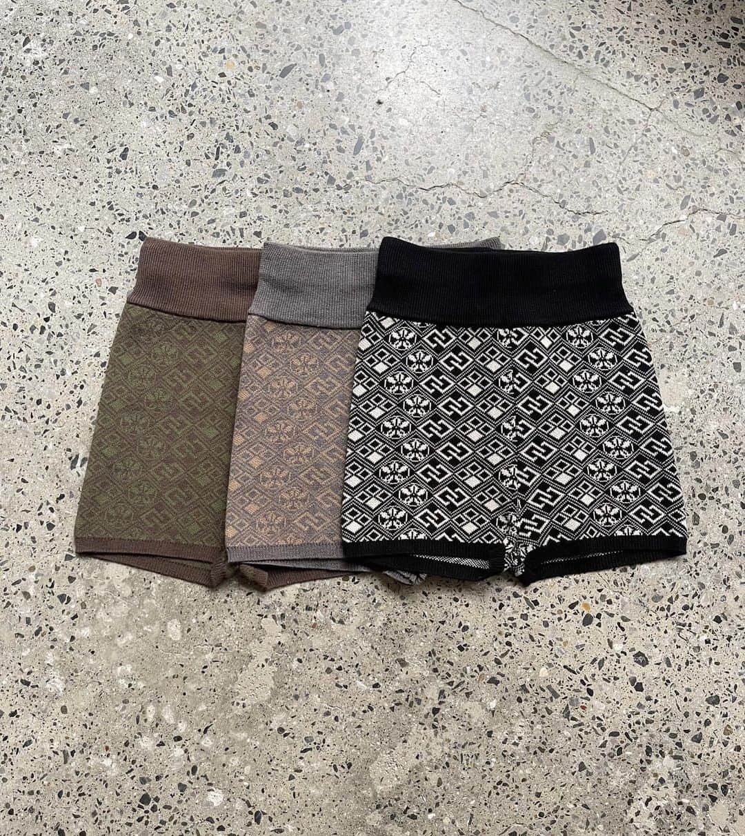 Juemiさんのインスタグラム写真 - (JuemiInstagram)「-WA- Pattern Jacquard Knit Shorts  #juemi」6月5日 17時53分 - _juemi_
