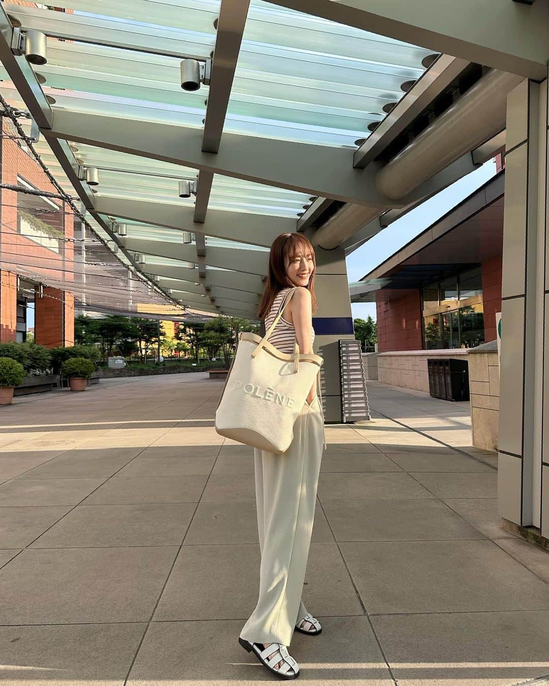 のインスタグラム：「今日の  #のんの私服   カップ付きニット‪‪❤︎‬  本日20時発売です。 19時からのインスタライブ見てくださいね📸  @n_with_official   #code #fashion #ootd #nwith #nwithstyling」