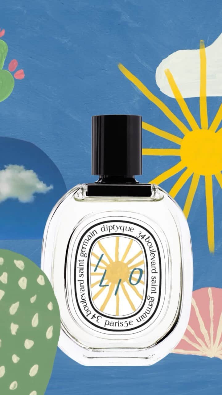 ディプティックのインスタグラム：「As the sun rises… …to its zenith, the Ilio eau de toilette seems to make it shine even brighter. At its heart, the fragrance of prickly pear diffuses its incomparable summer scent. Throughout the Mediterranean, and beyond.  #diptyque #diptyqueparis #ilio #summercollection」