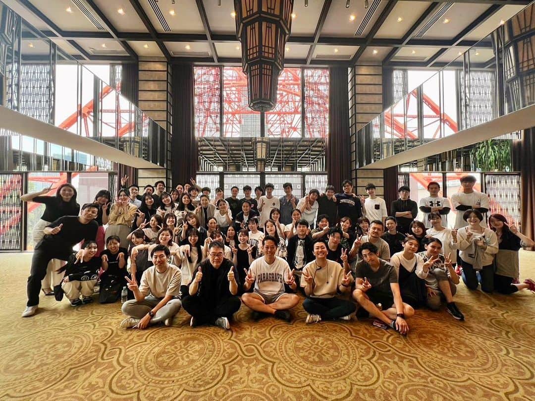 東京タワーの麓の結婚式のグルメインスタ