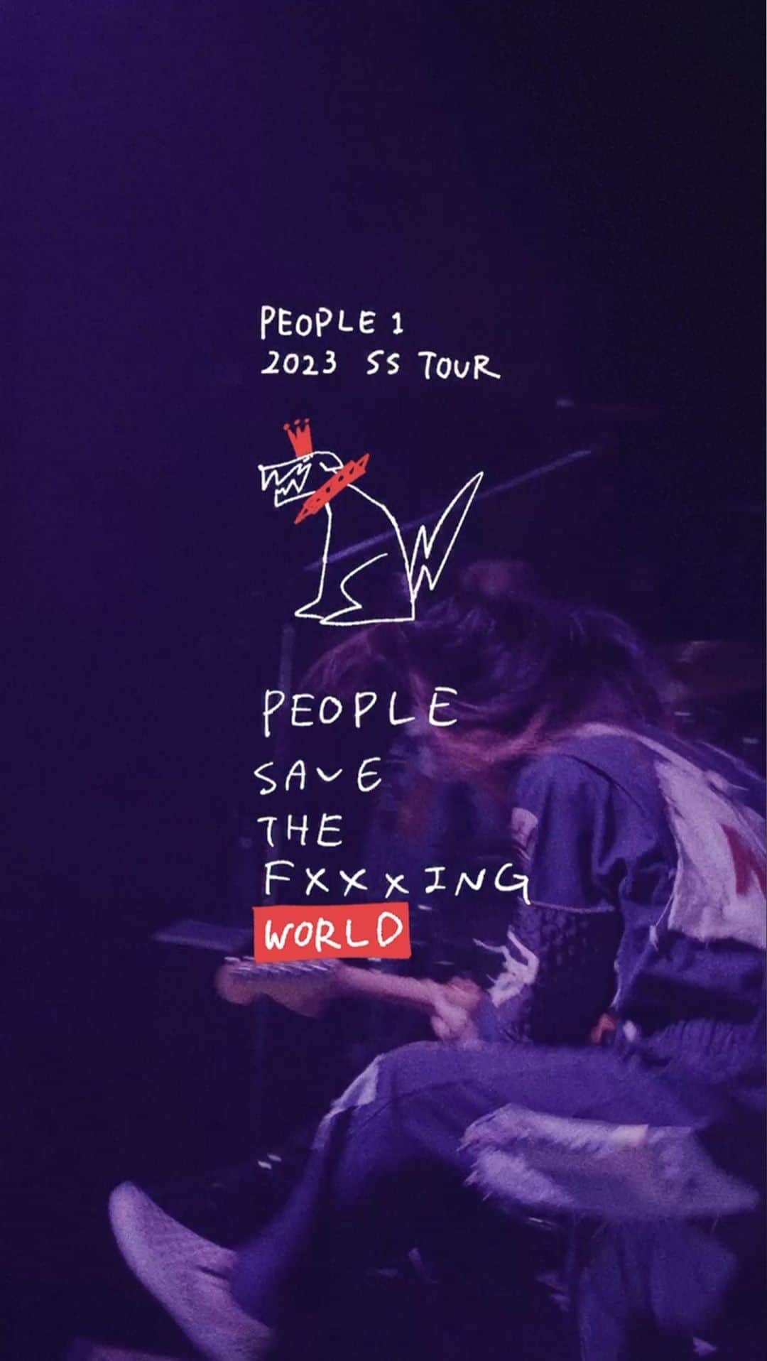 PEOPLE 1のインスタグラム：「PEOPLE 1 2023 SS TOUR "PEOPLE SAVE THE F×××ING WORLD" After Movie  2023.06.04 sun DAY3 at SAPPORO PENNY LANE 24  Directed by @outtokyo @groupngroupn   #PEOPLE1 #PSTFW」