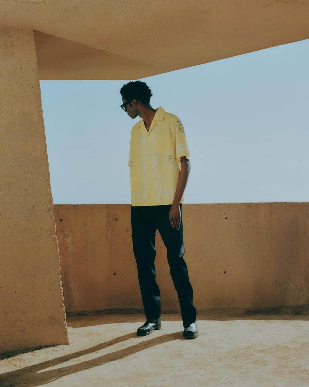 ジョン エリオットのインスタグラム：「The Camp Shirt in ‘Reno.’ Dropping tomorrow, 6.06, alongside new ‘Daze’ denim.」