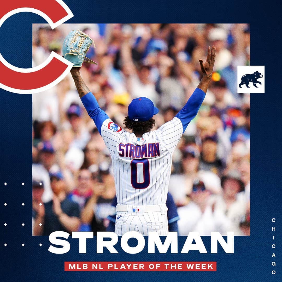 シカゴ・カブスさんのインスタグラム写真 - (シカゴ・カブスInstagram)「Congratulations to @stroman, the NL Player of the Week! 🙌」6月6日 6時22分 - cubs
