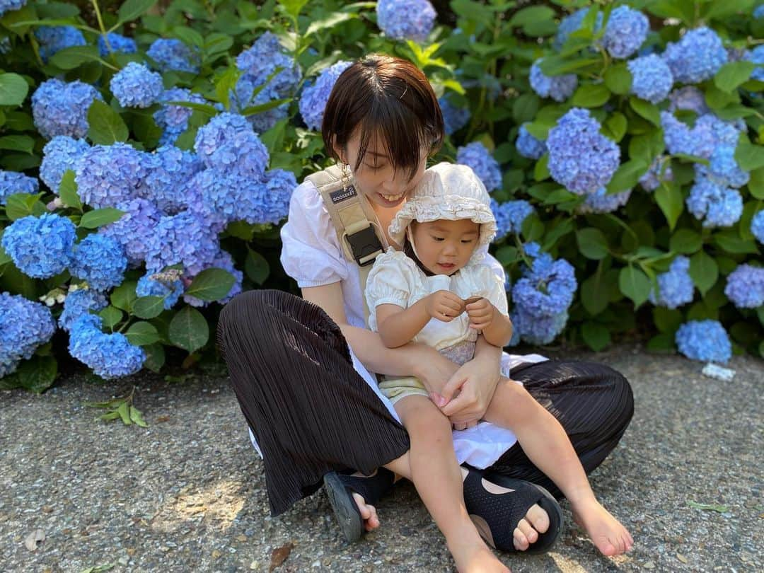 山田美花さんのインスタグラム写真 - (山田美花Instagram)「✧  #紫陽花  #6月生まれガール  #💙💜️🩵」6月5日 21時57分 - mika622.11