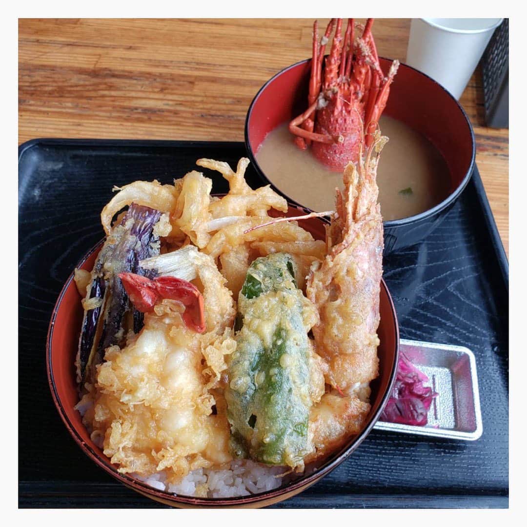 佐田正樹さんのインスタグラム写真 - (佐田正樹Instagram)「単車で150キロ走って、食いに来た伊勢海老の天丼、 むちゃくちゃ美味かった。 食後のピーナッツソフトクリームも美味でした。 今日もお父さんとお母さんは仲がよくてよかった。」6月5日 22時18分 - satakisama