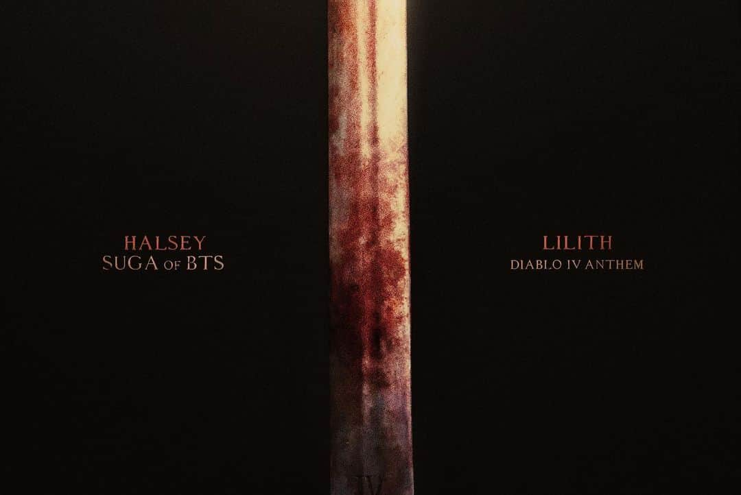 Halseyさんのインスタグラム写真 - (HalseyInstagram)「Collabed with @agustd of @bts.bighitofficial on a reimagined version of “Lilith” for the #DiabloIV anthem and it goes incredibly hard… @PlayDiablo  we both grew up playing the games and I’ve always wanted to do a concept with SUGA with this type of dark mythology, so it was a no brainer tbh.  VERY SICK AND OUT NOW, CHECK IT OUT!!!!」6月5日 22時23分 - iamhalsey