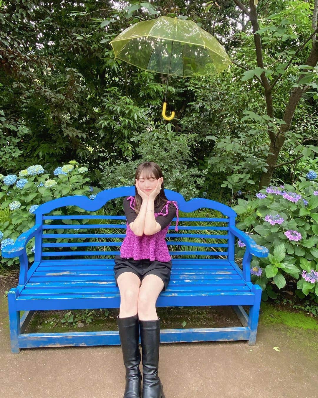 まこさんのインスタグラム写真 - (まこInstagram)「紫陽花、好き〜？」6月5日 22時41分 - mako_x_x_x