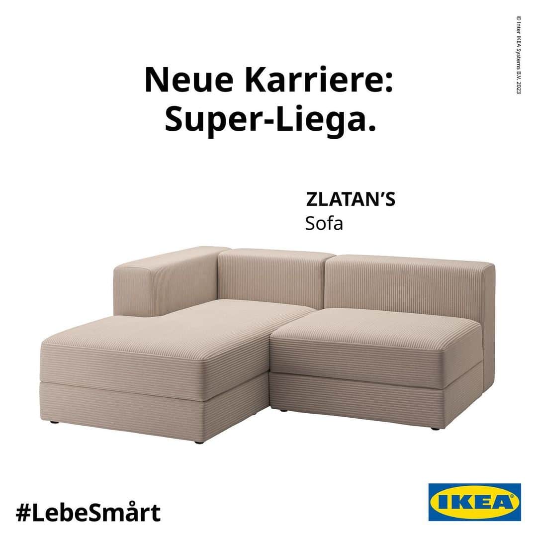 IKEA Austriaさんのインスタグラム写真 - (IKEA AustriaInstagram)「GOD BYE @iamzlatanibrahimovic 🇸🇪 Jetzt heißt es zurücklehnen. Wir danken für die tollen Jahre! #IKEA #IKEAat #zlatan #LebeSmårt」6月5日 22時43分 - ikeaaustria