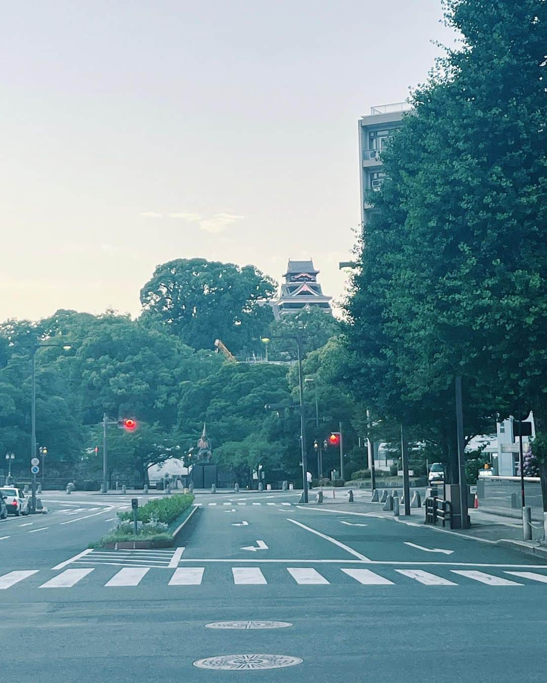 南波志帆のインスタグラム：「🏯🔴  #熊本城」